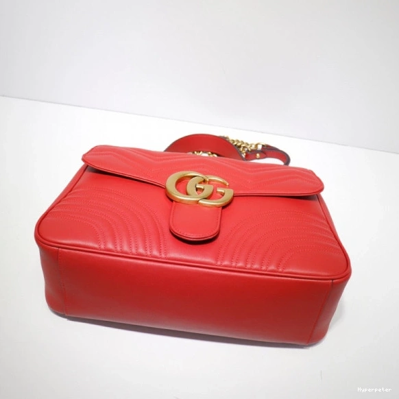 Hyper Peter top medium Marmont Gucci bag handle GG 0711